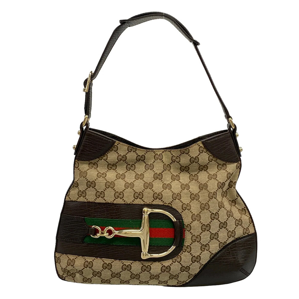 Gucci Icon Bit Beige Dark Brown #373491G11B